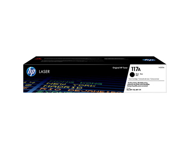 HP W2070A 117A Black Laser Toner W2070A
