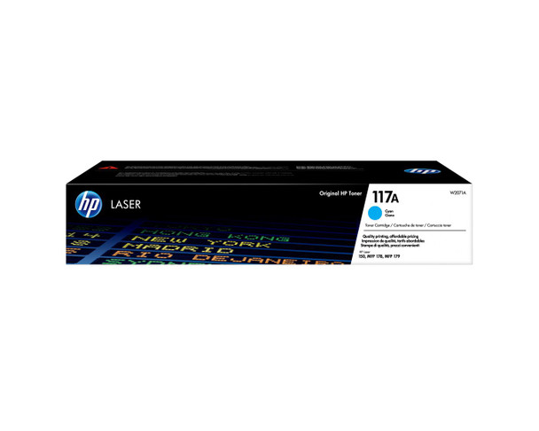 HP W2071A 117A Cyan Laser Toner Cartrdg. W2071A