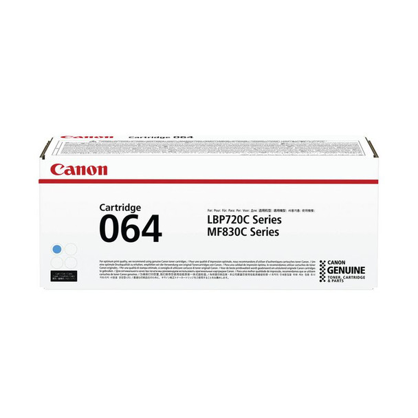 Canon 064 Cyan Toner Cartridge 5K Pages - 4935C001 4935C001
