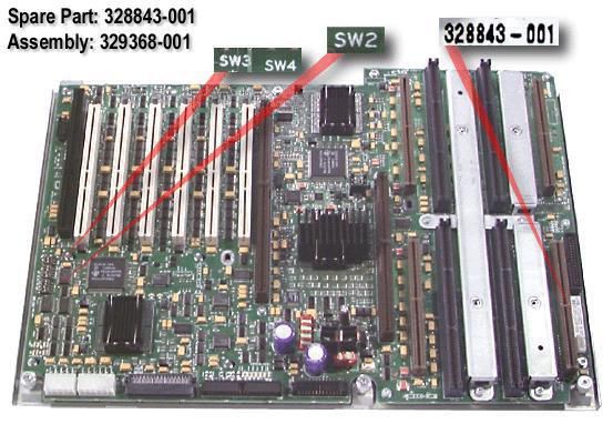 Hewlett Packard Enterprise 328843-001 BOARD.PROC W/TRAY 328843-001