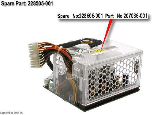 Hewlett Packard Enterprise 228505-001 CONVERTER.DC W/BKPLN 228505-001