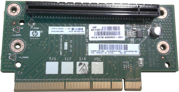 Hewlett Packard Enterprise 507258-001 PCA Riser PCI-E x16.DL180G6 507258-001