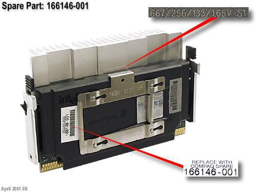 Hewlett Packard Enterprise 166146-001 PROC. 600/133 166146-001