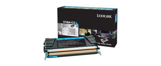 Lexmark X746A1CG Toner Cyan Return Program X746A1CG