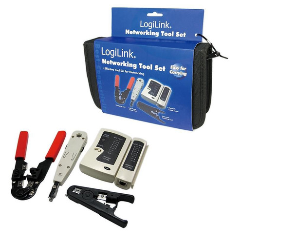 LogiLink WZ0012 Toolkit RJ45 8P8C w/bag 4parts WZ0012