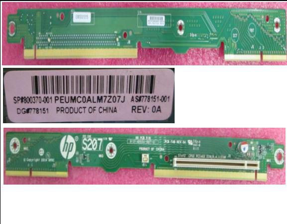 Hewlett Packard Enterprise 800370-001 PCA LP PCIE LONG RISER 1U 800370-001