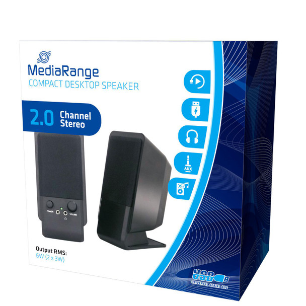 MediaRange MROS352 Aktivbox Compact Desktop MROS352