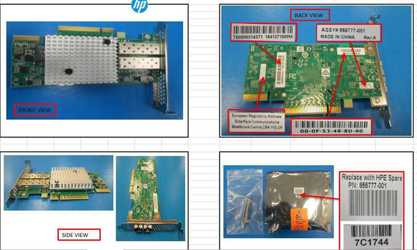 Hewlett Packard Enterprise 873177-001 SPS-PCA CARD: 873177-001