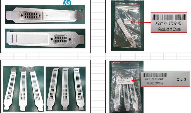 Hewlett Packard Enterprise 875067-001 SPS-MISC BLANKS KIT REAR 875067-001