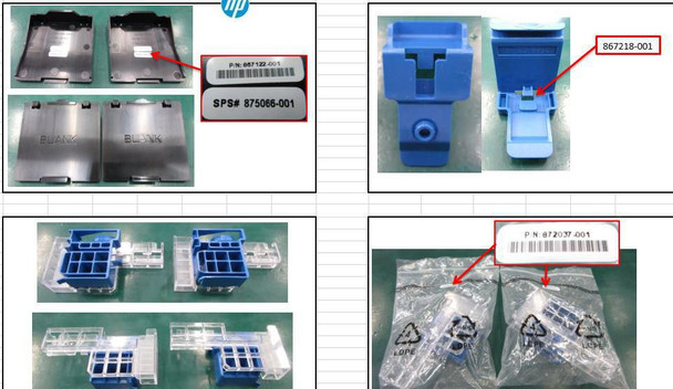Hewlett Packard Enterprise 875066-001 SPS-BLANK FAN+LATCH 875066-001