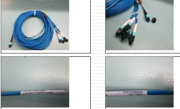Hewlett Packard Enterprise 873188-001 PREMIER FLEX MPO TO 4XLC 50M 873188-001