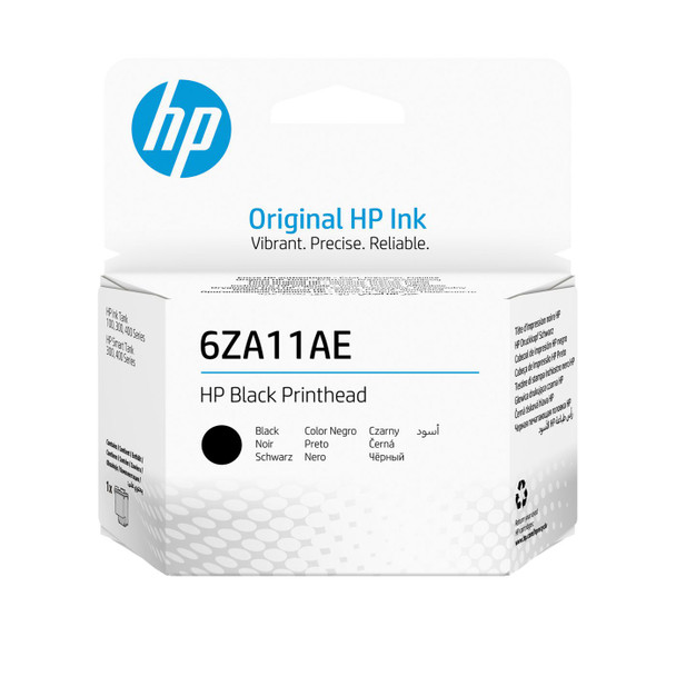 HP 6ZA11AE Black Printhead 6ZA11AE