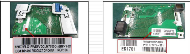 Hewlett Packard Enterprise 877975-001 SPS-PCA NVME PASS THRU BRD 877975-001