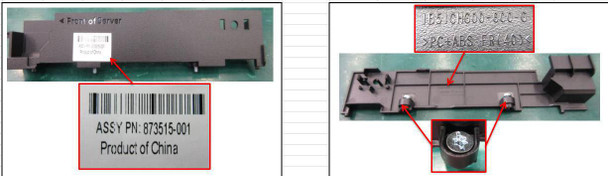 Hewlett Packard Enterprise 878529-001 SPS-GUARDS. DIMM. LEFT + RIGHT 878529-001