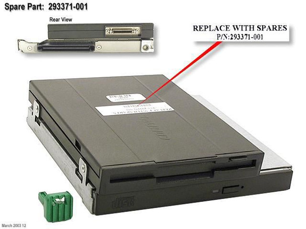 Hewlett Packard Enterprise 293371-001 DRV.CD/DSKT.CB 293371-001