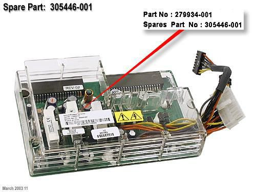 Hewlett Packard Enterprise 305446-001 PWR SPLY.DC/DC CONVTR 305446-001