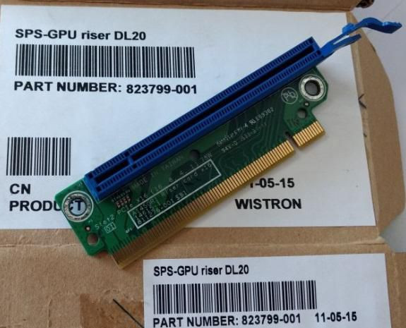 Hewlett Packard Enterprise 823799-001 GPU Riser Cage Aassembly 823799-001