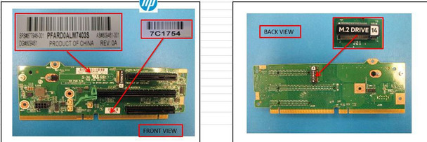 Hewlett Packard Enterprise 877946-001 SPS-PCA 3S 2X8 X16 PCI-E M.2 877946-001