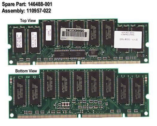 Hewlett Packard Enterprise 146488-001 MEMORY DIMM.128MB 146488-001