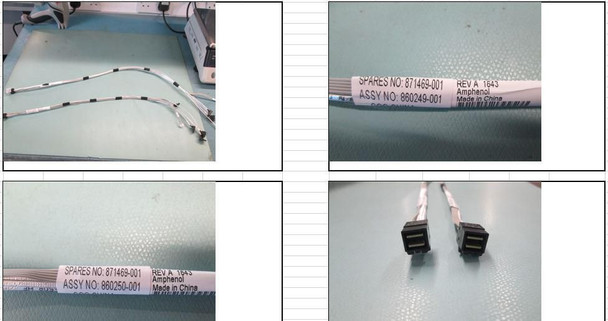 Hewlett Packard Enterprise 871469-001 SPS-MINISAS TO 4X SATA CABLE 1 871469-001