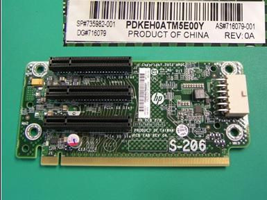 Hewlett Packard Enterprise 735982-001 PCA PCIE X8X8X8 RISER 2U 735982-001