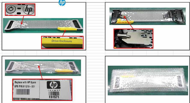 Hewlett Packard Enterprise 811219-001 ASSY BEZEL DRIVE CHASSIS 2U XC 811219-001