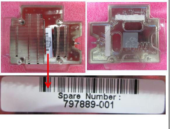 Hewlett Packard Enterprise 797889-001 HEATSINK MXM3 TYPE-A PCIE3 797889-001