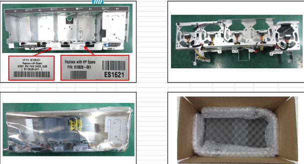 Hewlett Packard Enterprise 810828-001 SM FAN CAGE 2X23 + DISC.SERV 810828-001