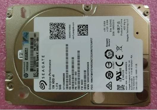 Hewlett Packard Enterprise 849517-001 HDD 1.2TB 12G 10K SFF SAS ENT 849517-001