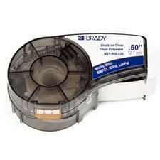 Brady M21-500-430 Black on Clear 6.4m x 12.7mm M21-500-430