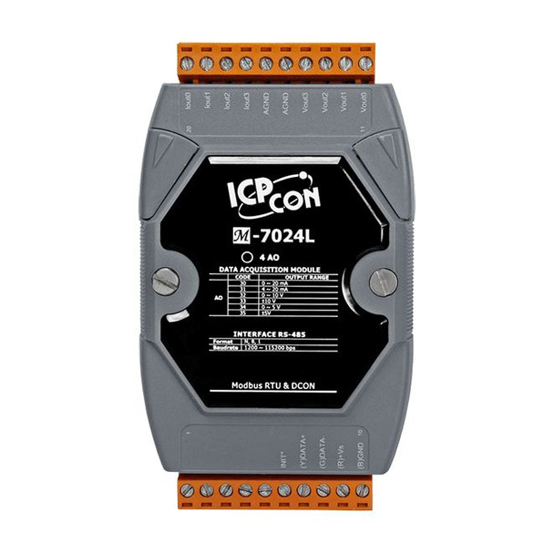 ICP DAS 50455 MODBUS. 4xAO. 5xDI 50455