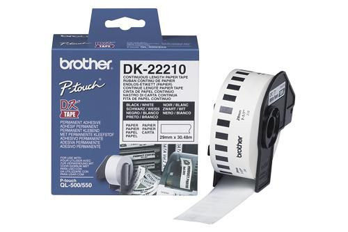 Brother DK22210 Continous Tape Whit 29mm DK22210
