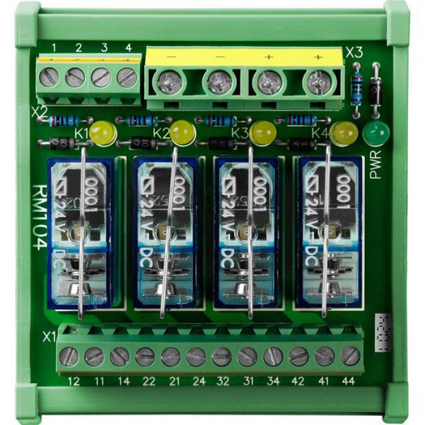 ICP DAS 33391 16A. 1 forM C RELAY 24VDC x 4 33391