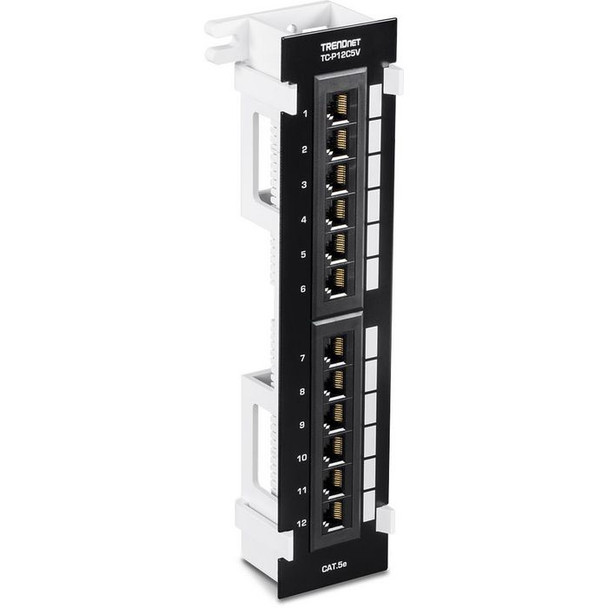 TrendNET TC-P12C5V 12-Port Cat5e Unshielded Wall TC-P12C5V