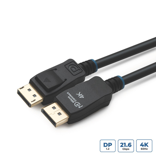 MicroConnect MC-DP-MMG-1000 4K DisplayPort 1.2 Cable 10m MC-DP-MMG-1000