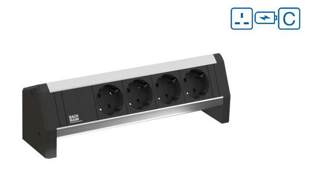 Bachmann 902.0260 DESK 2x 1xUSB 1xCM power 902.0260