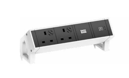Bachmann 902.946 DESK2 2x 1xUSB C 60W 0.2m 902.946
