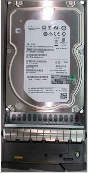 Hewlett Packard Enterprise 871856-001-RFB DRV 4TB HDD SAS6G 7.2K LFF 871856-001-RFB