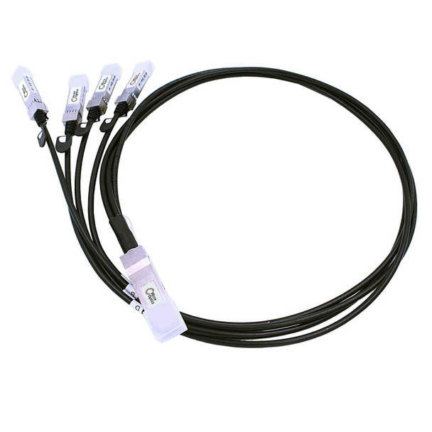 MicroOptics MO-CB-QSFP4X10G-3M QSFP+ Breakout DAC Cable 3m MO-CB-QSFP4X10G-3M