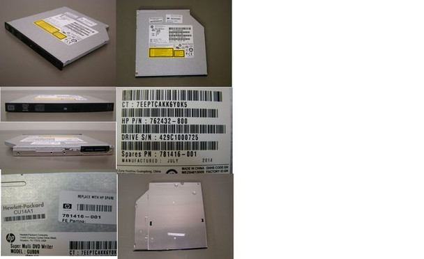 HP 762432-800-RFB DVD 8X SMD 9.5 SF JB 762432-800-RFB
