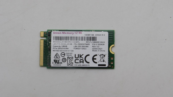 Lenovo 5SS0W79483 Lenovo SSD M.2 2242 5SS0W79483