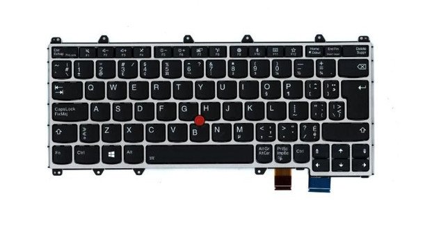 Lenovo 01HW692 Keyboard SILVER CF-EN 01HW692