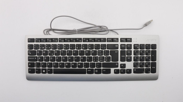 Lenovo 00XH978 USB Keyboard Silver Swiss 00XH978