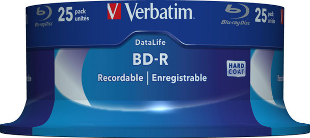 Verbatim 43837 BD-R SINGLE LAYER DATALIFE 43837