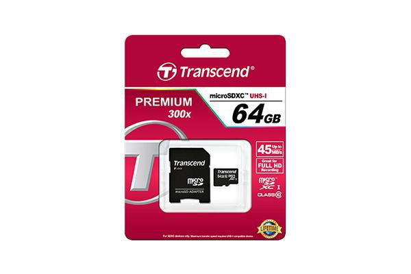 Transcend TS64GUSDXC10 64GB MICROSDXC CLASS10 TS64GUSDXC10