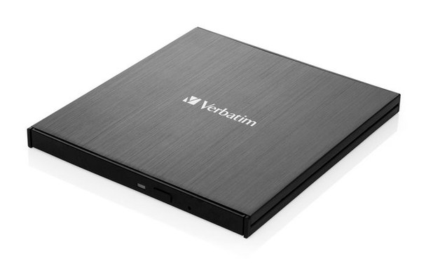 Verbatim 43886 External Slimline CD/DVD Writer USB-A & USB-C 43886
