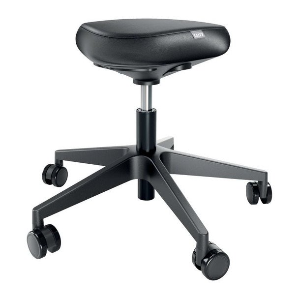 Leitz Ergo Sitting Stool with Wheels and Comfort Seat 65780095