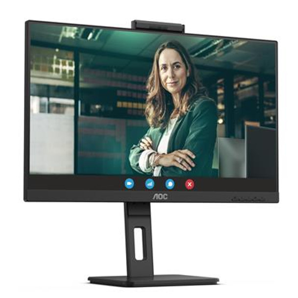 Aoc 24P3CW 23.8" Widescreen Ips Black Multimedia Monitor 1920X1080/4Ms/Hdmi/Disp 24P3CW