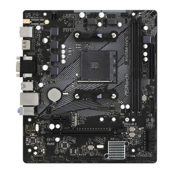 Asrock A520M-HVS Amd A520 Am4 Micro Atx 2 Ddr4 Vga Hdmi M.2 A520M-HVS Asrock A520M-HVS Amd A520 Am4 Micro Atx 2 Ddr4 Vga Hdmi M.2 A520M-HVS