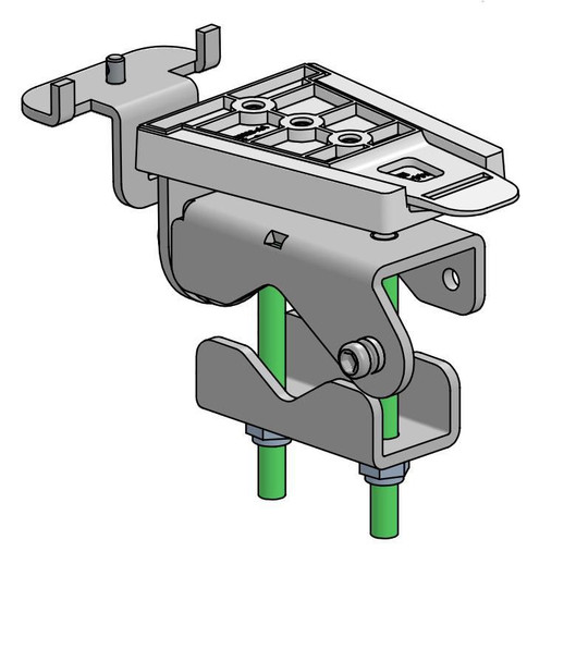 Ergonomic Solutions CLCRT010-02 Clamp with Quick Release & CLCRT010-02
